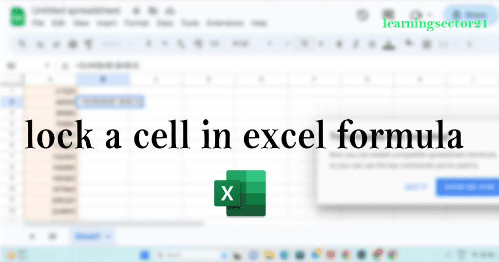 How To Lock A Cell In Excel Formula Step By Step Guide 0369