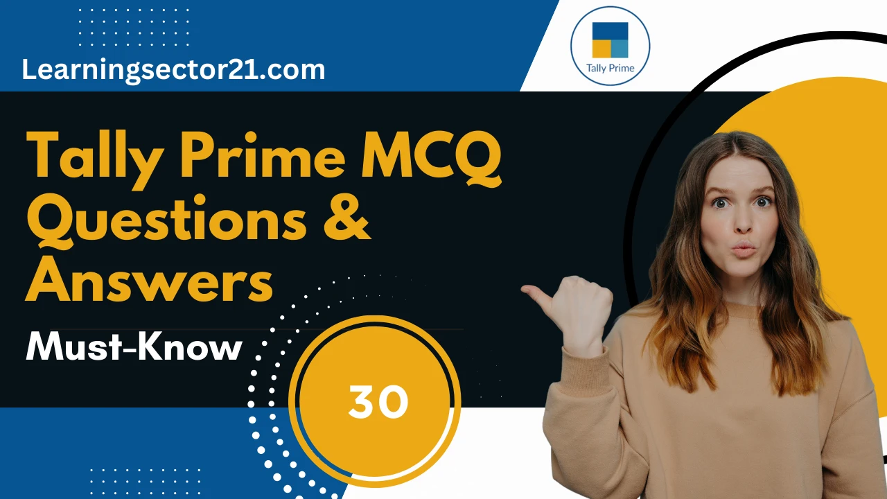 Tally Prime MCQ Questions & Answers_
